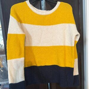 C&C California sweater - super cute! Blue, Yellow, Cream